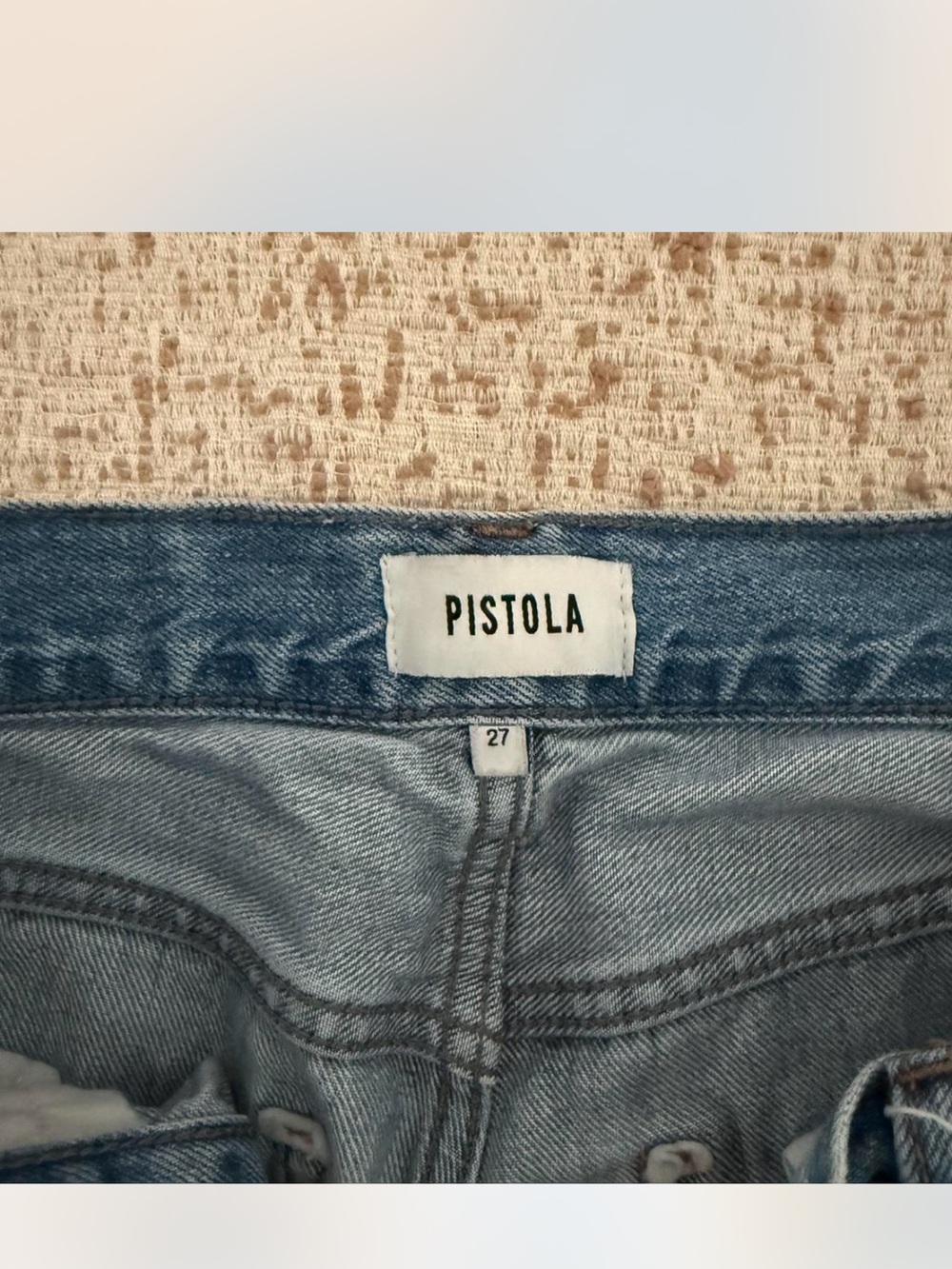 The Pistola Lana Crop High Rise Ultra Wide Leg jean - Picture 5 of 7